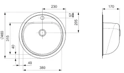 Reginox Atlantis RVS Spoelbak vlakbouw B3038LLU02NDS