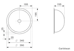 Reginox Caribbean RVS Spoelbak vlakinbouw B30G6LLU02GDS