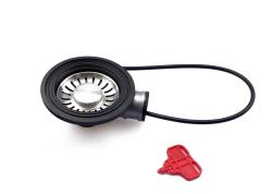 Franke waste inrichting voor automatische lediging voor spoelbak met Turbo plug  MO voor drukknop 112.0307.020