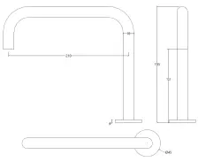 Waterevolution Flow 2-gats wastafelkraan chroom T112H01