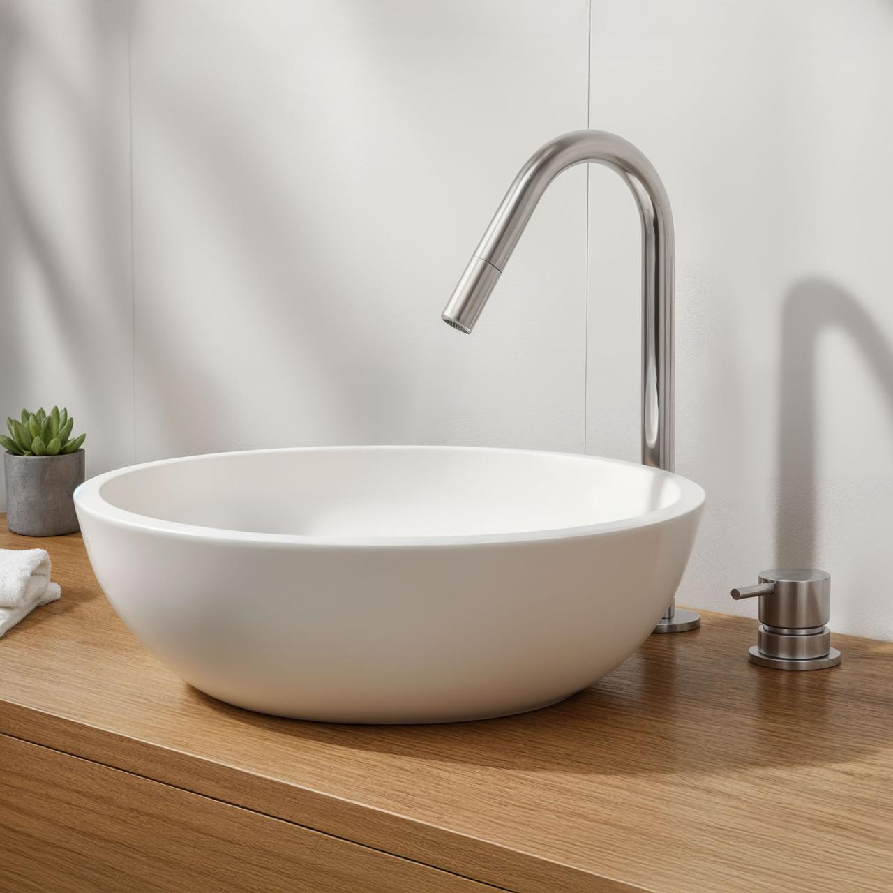 Waterevolution Flow 2-gats wastafelkraan chroom met kleine V 120mm uitloop T1121V01 - Productafbeelding 2