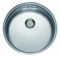 Reginox R26076 ronde rvs spoelbak L18390 comfort Vlakbouw opbouw en onderbouw T2903LLU06GDS