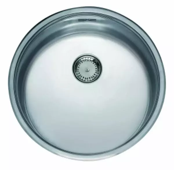 Reginox R26076 ronde rvs spoelbak L18390 comfort Vlakbouw opbouw en onderbouw T2903LLU06GDS