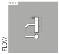 Waterevolution Flow fonteinkraan mat wit  T1101ABR