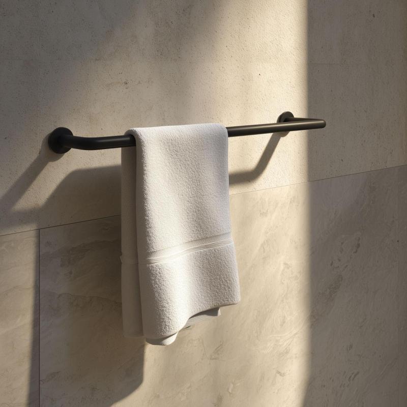 Waterevolution flow handdoekhouder 35cm mat zwart A111PR