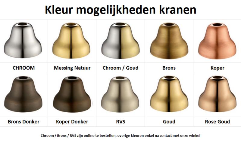 PB klassieke Doucheset opbouw sterknoppen met regendouche telescopische douchekolom brons 1208855902