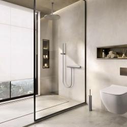 Waterevolution Flow douchethermostaat met douchegarnituur RVS T140TIE