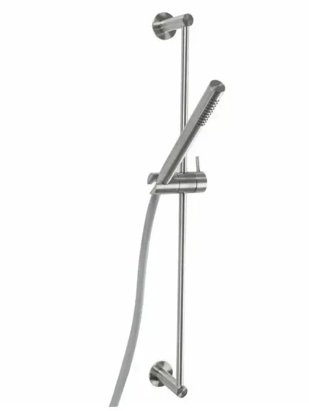 Waterevolution Flow glijstangset met handdouche 800mm RVS T1661IE