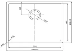 Lorreine 55R Luxe rvs spoelbak 55x40 cm vlakbouw onderbouw en opbouw 1208912462