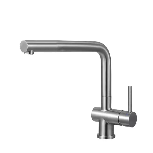 CARESSI Stainless steel eenhendel keukenmengkraan RVS volledig roestvrij staal met uittrekbare kraanuitloop CA108I U ECO 1208920627