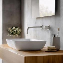 Waterevolution Flow Inbouw Wastafelkraan RVS met uitloop 21 cm T1.16BIEV2