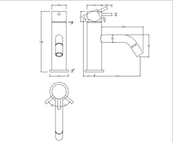 Waterevolution Flow bidetmengkraan RVS T120IE