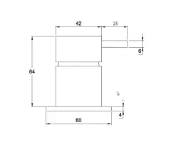 Waterevolution Flow inbouw mengkraan gun metal