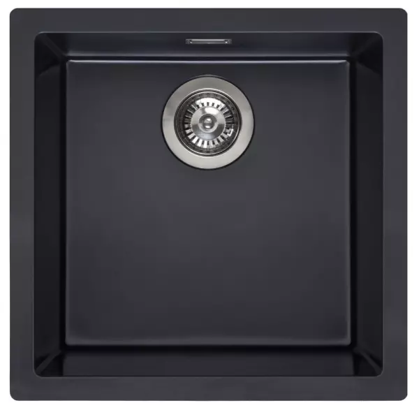 Reginox Amsterdam Nieuw model 40 Regi-graniet spoelbak Pure black zwart onderbouw en opbouw 1208953362