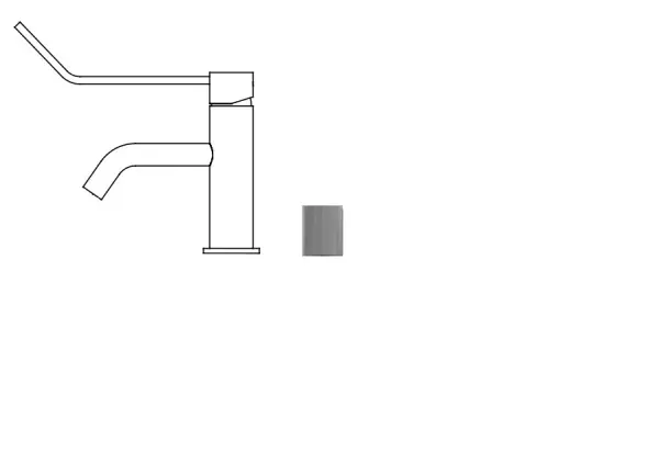 Waterevolution Flow wastafelkraan incl. click plug RVS T111IE