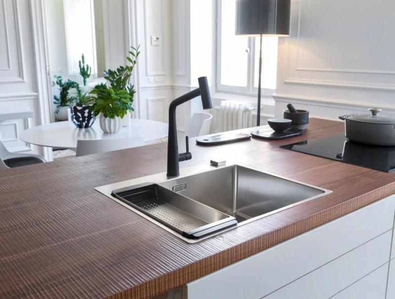 Franke Icon Keukenkraan mat zwart met uittrekbare uitloop 115.0625.190