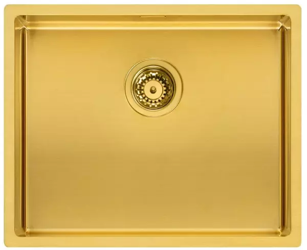 Reginox Bronx 5040 OKG RVS gouden spoelbak PVD Gold 50x40 1208954297