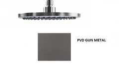 Waterevolution Flow hoofddouche 250mm PVD Gun Metal T164325GME