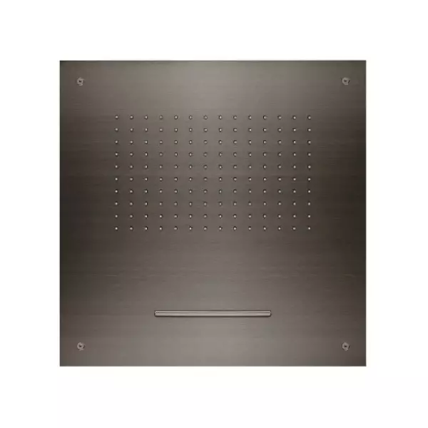 SB Square 316 Regendouche inbouw met waterval 50x50cm plafond douchekop PVD gun metal 1208955320