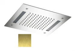 SB Easy  Regendouche inbouw 30x30cm PVD Goud met verlichting 1208955442