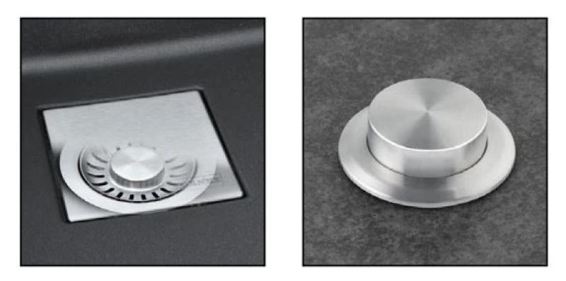 Franke Kubus KNG 110.62 mat zwarte spoelbak 72x42 graniet onderbouw met kraangatbank 125.0627.321