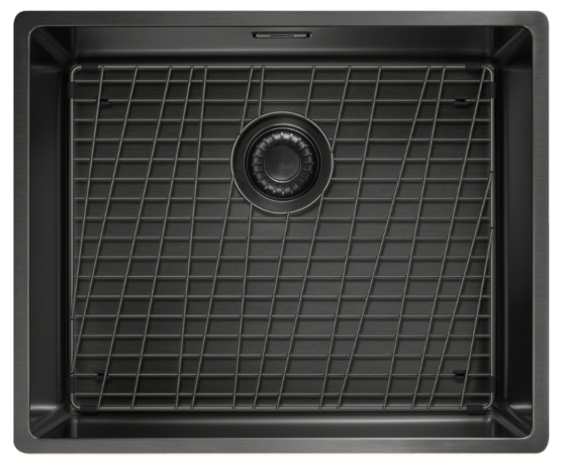 Franke Mythos Masterpiece BXM 210.50 PVD Gun Metal Spoelbak 500x410mm Vlakbouw en Onderbouw 127.0672.129