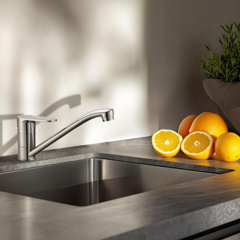 AquaTrimo Schubert eenhendel keukenmengkraan chroom 21ST7072CM