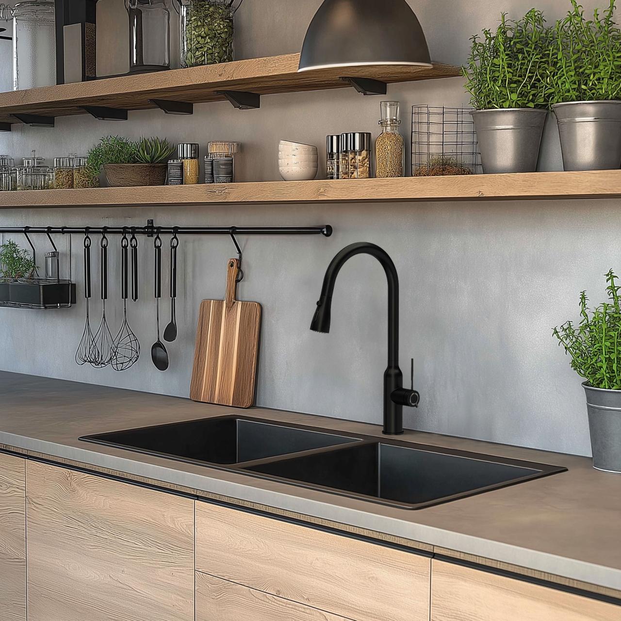 Franke Maris MRG 220/120-35-35 Fragranite black edition mat zwarte dubbele spoelbak vlakinbouw - Productafbeelding 2