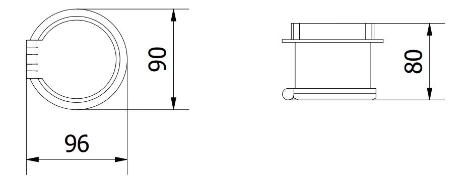 Indux Cover inbouw randaarde zwart keuken stopcontact in werkblad met uitwisselbare aansluitingen 12089573956