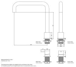 Waterevolution Flow 2-gats keukenmengkraan mat wit T151HBR