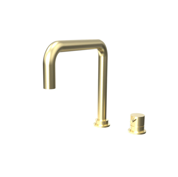 Waterevolution Flow 2-gats keukenmengkraan geborsteld goud PVD T151HWGE