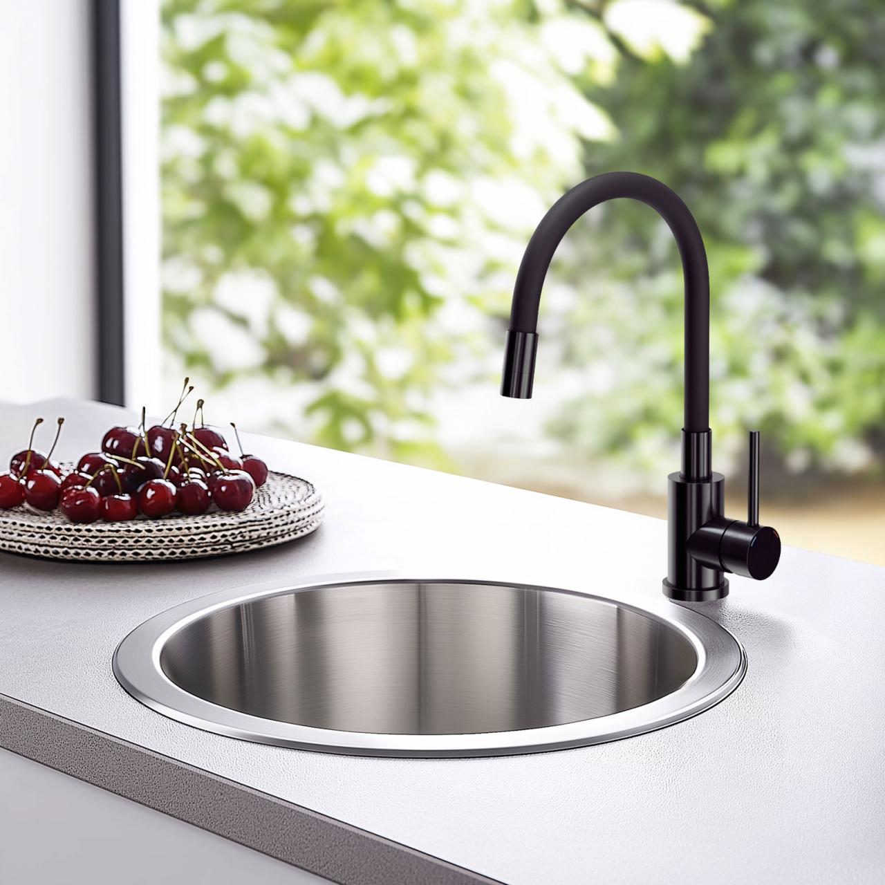 Franke Rondo ROX 210.38 ronde rvs spoelbak 43,9cm vlakinbouw 127.0688.778 - Productafbeelding 2