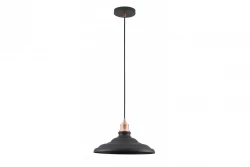 Decor Loret tijdloze zwarte hanglamp 34,8 cm doorsnee 9721