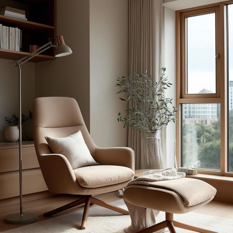 Decor Artemia grijze vloerlamp lange metalen arm doorsnee 16,5 cm 2300