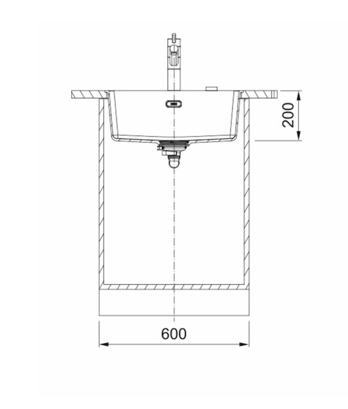 Franke Maris MRG 210-52 Fragranite polar white spoelbak vlakinbouw