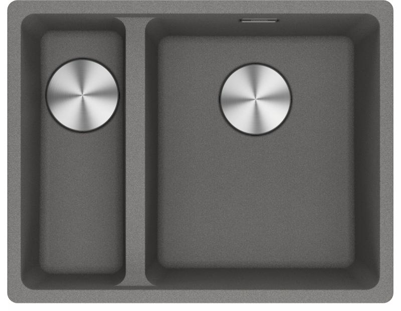 Franke Maris MRG 260-34-15 Fragranite Stone grey spoelbak Bak Rechts vlakinbouw
