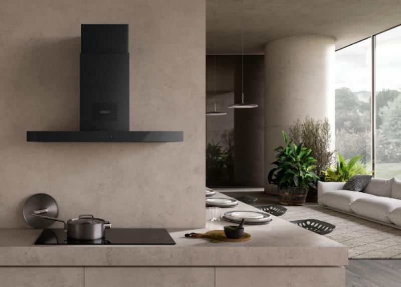 Franke Mythos Air Hub T wandmodel mat zwart afzuigkap 90cm 325.0679.323