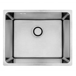 Aquadesign R25 steel opbouw, onderbouw en vlakinbouw spoelbak RVS 50x40cm 1208958208