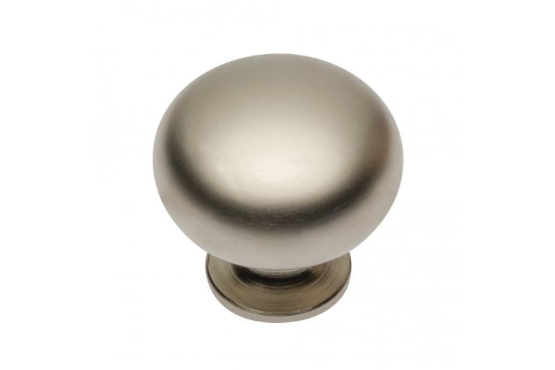 Steel knob BERGAMO satin 1208959155