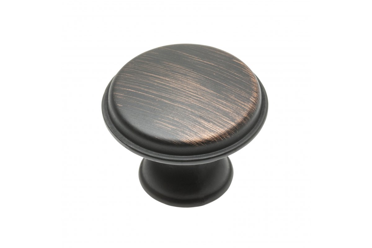 Zamak knob CENTO antique copper 1208959258 - Productafbeelding