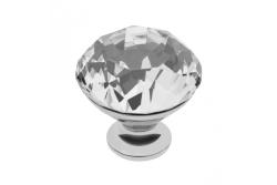 Zamak knob Crystal Palace B 40mm chrome + CRYSTAL 1208959275