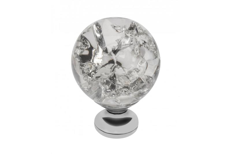 Zamak knob Crystal Palace C 30mm chrome + CRYSTAL 1208959277