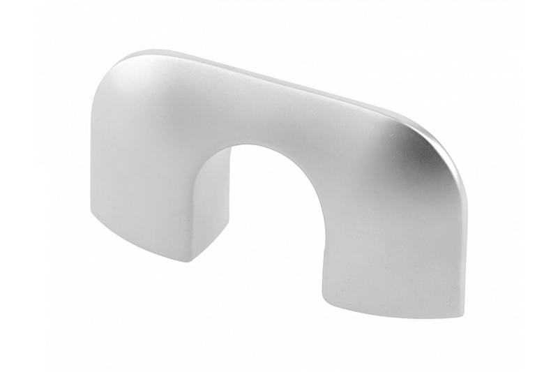 Zamak knob MILANO C=32 aluminum 1208959291