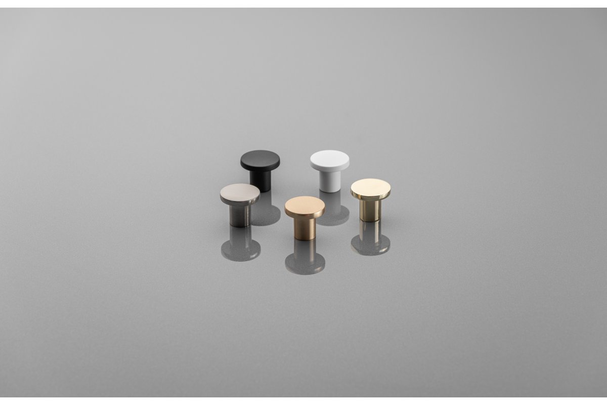 SPOT inox knob - brushed steel 1208959315 - Productafbeelding 2