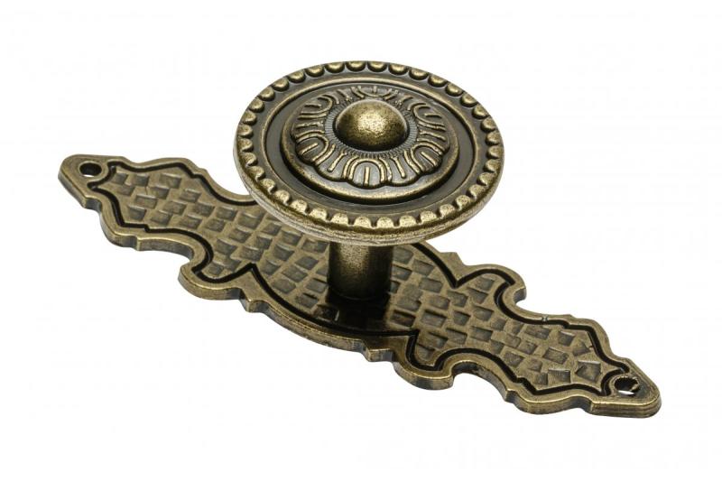 Zamak knob 1136 antique brass 1208959340