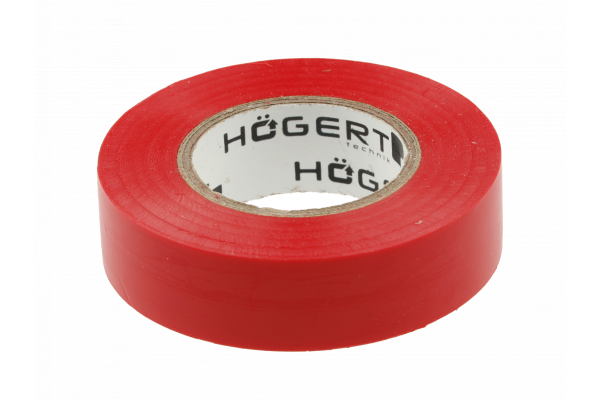 Hoegert Isolatietape 0,13 mm x 19 mm x 20 m rood 1208959568