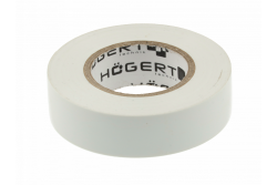 Hoegert Isolatietape 0,13 mm x 19 mm x 20 m wit 1208959571