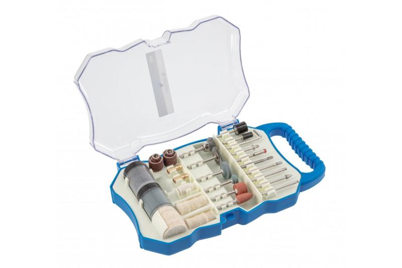 Hoegert Set van reserveonderdelen voor de mini slijpmachine, 71 stuks. 1208960203