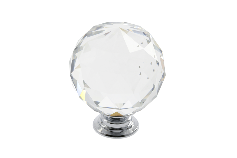 Knob Crystal Palace J 30 mm (chrome + CRYSTAL) Industry 1208962333
