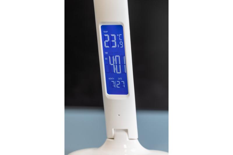 Decor Tafellamp GALACTIC LED 5W 240lm AC220-240V 50/60Hz veranderbare kleuren (3000K 4000K 6000K) kalender alarm thermometer witte behuizing. 1208962484